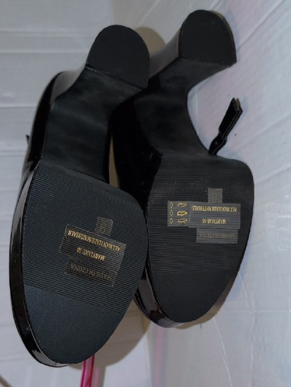 Funtasma Black Patent Mary Jane Platform Heels - Picture 5 of 6